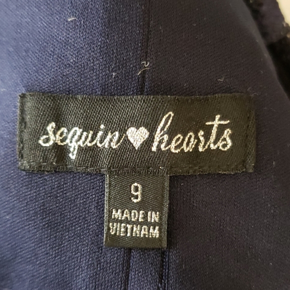 NWT navy blue lace back dress size 9 - Picture 7 of 8